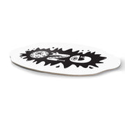 Channel One Foam Top - Black and White