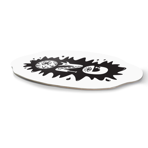 Channel One Foam Top - Black and White