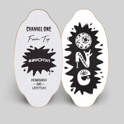 Channel One Foam Top - Black and White