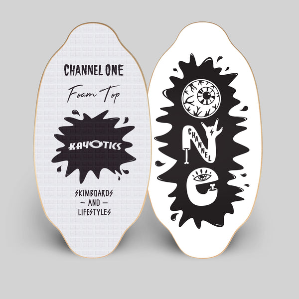 フラットスキム Kayotics Channel-one サーフワックス付き フラットスキム Kayotics Channel-one① サーフワックス付き