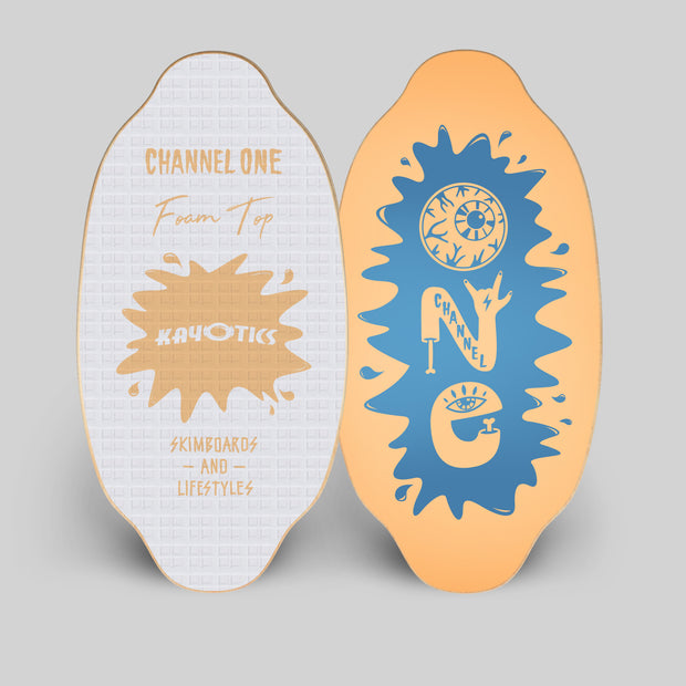Channel One Foam Top - Peach