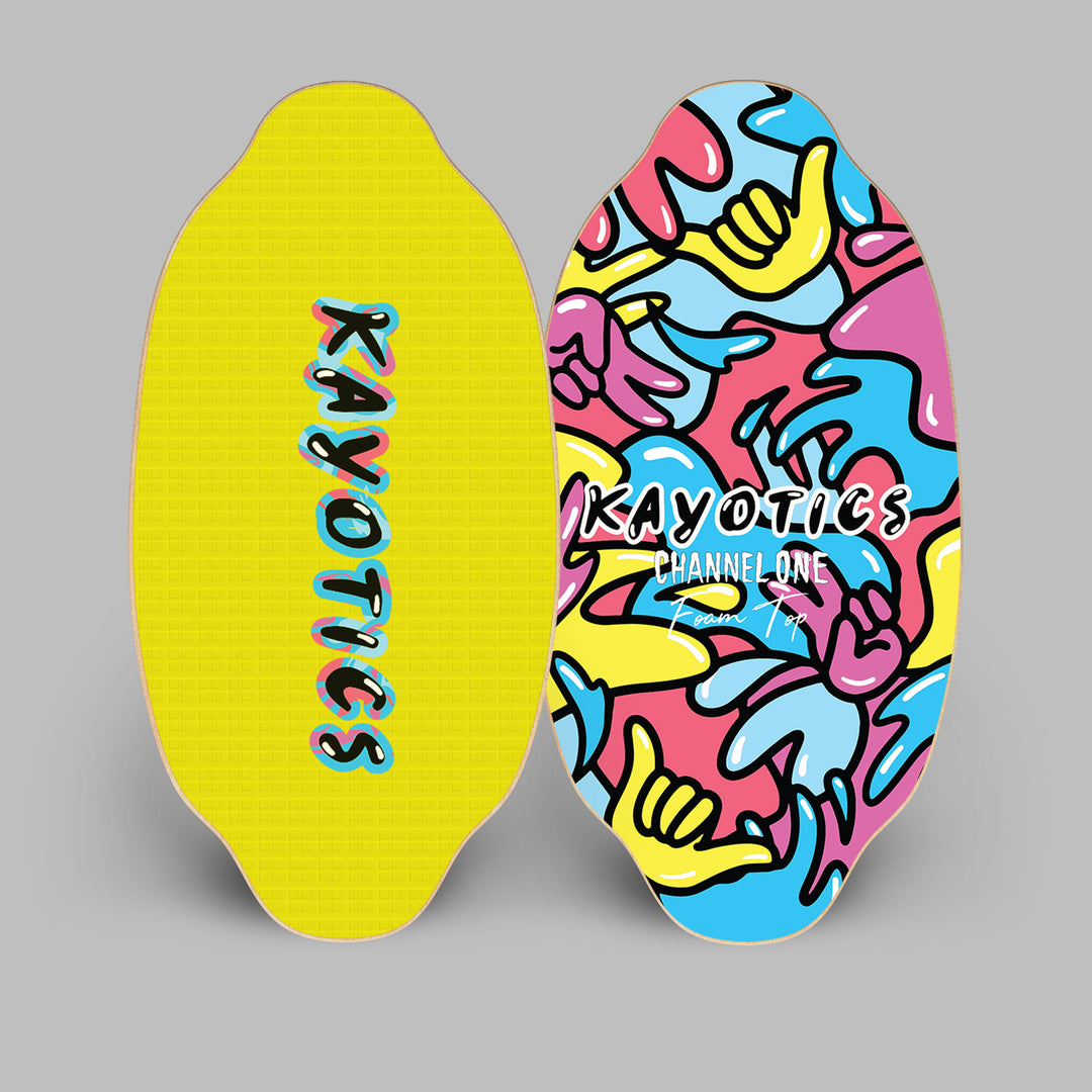 フラットスキム Kayotics Channel-one サーフワックス付き フラットスキム Kayotics Channel-one サーフワックス付き