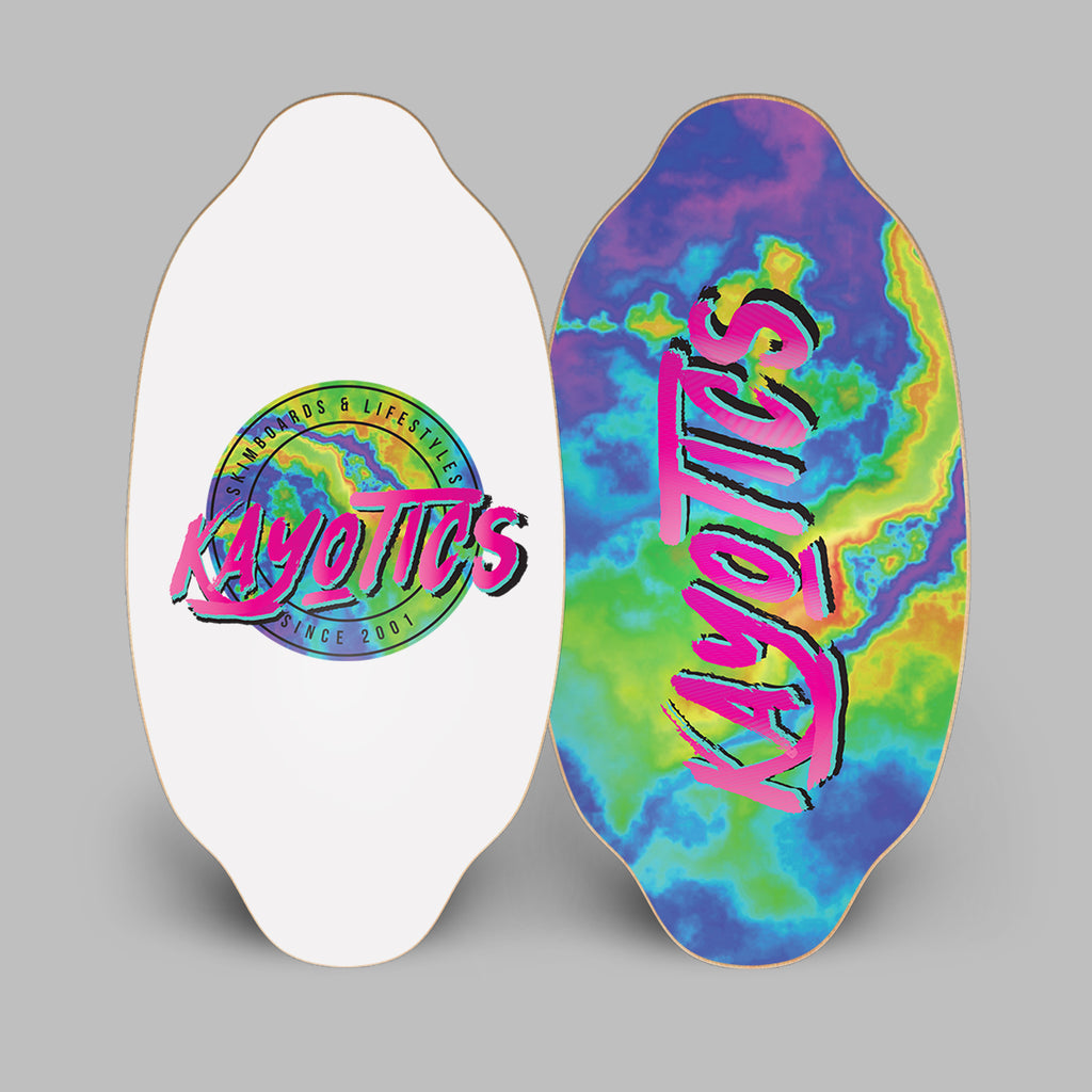 フラットスキム Kayotics Channel-one サーフワックス付き Channel-One-HeatMap--top-and-